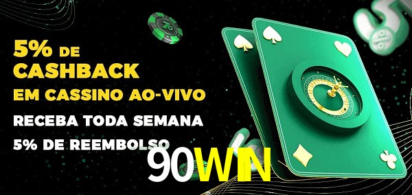 Promoções do cassino ao Vivo 90WIN